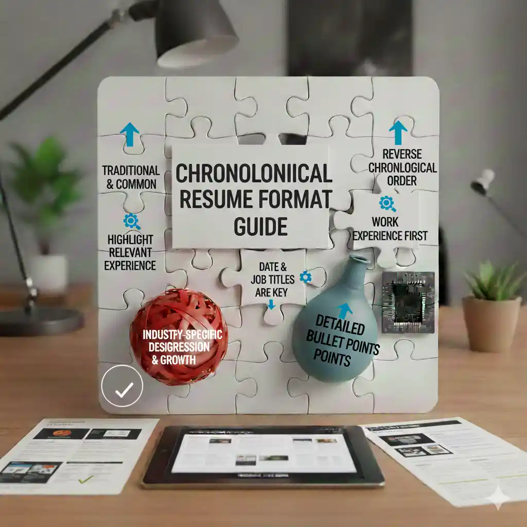 Chronological Resume Format: Complete Guide With Examples - Featured blog post image