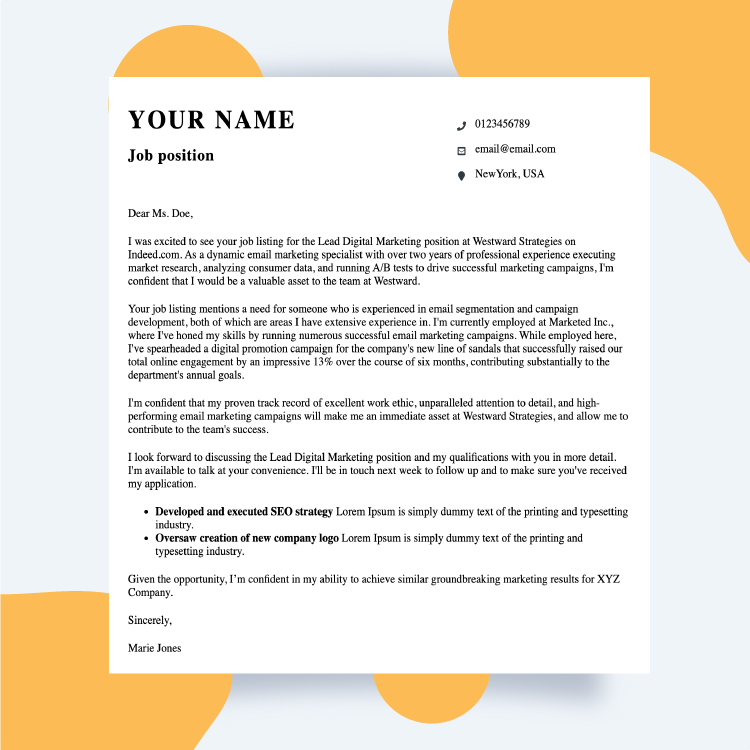 Resume template - CV 1